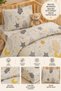 Trend Themed, Zippered, 30% Polyemid, 70% Cotton, 80X120 Park Crib & Mother's Side Bedding Set - 6