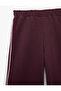 Ribbed Cotton Piping, Elastic Waist, Comfortable Fit, Wide Leg Sweatpants - 3