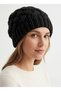 Hair Braid Patterned Soft Textured Women's Knitwear Beanie - Winter Thick Knit Beanie - 5