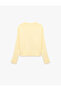 Ribbed Crew Neck Long Sleeve Basic Knitwear Sweater - 2