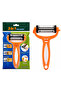 3 in 1 360 °   Rotating Head Metal Vegetable and Fruit Peeler, Serrated Julienne Cutter