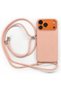 Viper Adjustable Neck and Crossbody Strap Drawstring Hands-Free Protective Case Compatible with iPhone 18 Pro Max Sand Pink