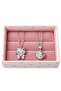 Hello Kty Themed Double Necklace Set with Zircon Stone and Heart Detail, Stylish Jewelry Set, Gift Option