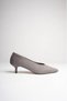 Women's Thin 4 cm Low Heel Pointed Toe Casual Stiletto Shoes - 6