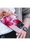 متوافق مع iPhone 12 PRO MAX - وردي استوائي، غطاء مزدوج الطبقات، غلاف حماية ذو سطح لامع - 2