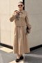 Embroidered Front Jacket Skirt Set