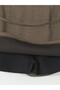 Brown Belted Houndstooth Patterned Mini Skirt with Shorts - 4
