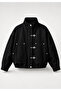 Women's Fiber Japanese Jacket Zr Metal Decorated Oversize Coat Jacket - 2