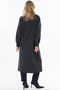 Trench Coat with Pocket Bag, Black - 4