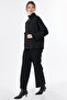 Buttoned Suede Jacket Black - 4