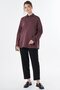 Stone Detailed Rayon Sweatshirt Claret Red - 2