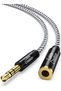 CableCreation Headphone Extension Cable(10FT/3M), TRRS 3.5mm Audio Cable - 8