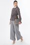 Waist Drawstring Suede Jacket Smoked - 6