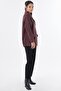 Torba Pocketed Suede Jacket Claret Red - 5