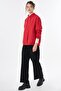 Lace-Up Quilted Jacket Red - 7