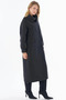 Trench Coat with Pocket Bag, Black - 5