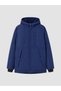 Peak New Season Navy Blue Hooded Boys' Puffer Jacket
