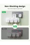 وصلة تمديد كهربائية بثلاثة مخارج مع منفذ USB-C ومنفذين USB، مزودة بحماية من التيار المفاجئ - 5