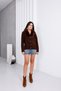 Fur Collar Buttoned Cardigan - 6