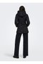 Black Women's Quilted Coat 15373765C-N10 - 5