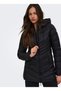 Black Women's Quilted Coat 15373765C-N10