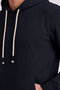 Navy Blue Standard Fit Basic Men's Sweatshirt - 88513 - 3