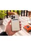 Vegan Leather Magsafe Card Holder Beige - 2