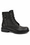 Women's Genuine Leather Black Thin Sole Casual Boots Vs006 - 4