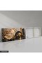 Round Patterns and Gold Deer One Piece Unilluminated Canvas - Canvas Painting - 5