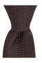 Brown Patterned Silk Tie – 7.5 cm Wide - 6