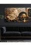Round Patterns and Gold Deer One Piece Unilluminated Canvas - Canvas Painting - 6