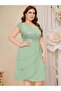 Rochie midi, verde - 6