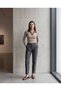Women's Striped Polo Neck Blouse - 3