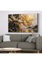 White Flowers and Gold Sunset One Piece Canvas - Canvas Painting - 4