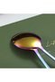 Rose Gold Serving Spoons 4 Pieces, Titanium Plating Serving Spoon, Include 2 Serving Spoon A - 5