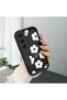 Tecno Camon 40 Compatible Simple White Floral Print Case, Durable Impact Protection