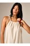 Rochie mini, crem - 6