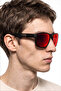 Flyn Gray Pink Mirror Men's Sunglasses - 2