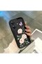 Realme Note 60 Compatible Rose and Butterfly Pattern Phone Case, Silicone Shockproof