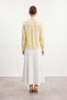 Women's Shirt with Buckle Detail - 10795Gml Yellow - 2