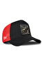Black-Red Trucker Hat with Eagle Logo