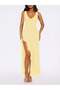 Rochie maxi, galben