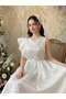 Rochie, alb - 3