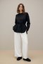 Kadın Minimal Örme Tunik – 20725TBLZ Siyah - 2