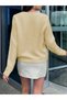Cardigan, crem - 3
