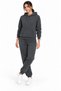3 Thread Women's Smoked Tracksuit Set with Fleece Inside, Hooded Kangaroo Pocket - 7