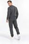 Ribbed Soft 3 Yarn Fabric Crew Neck Top and Double Pocket Bottom Winter Men's Smoked Tracksuit Set - 6