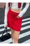 Mini skirt, red - 3