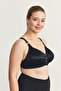Wireless Snap-On Gathering Bra Cc898 Black - 5