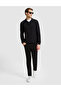 Black Slim Fit Basic Sweatshirt 50333998-Vr046 - 5